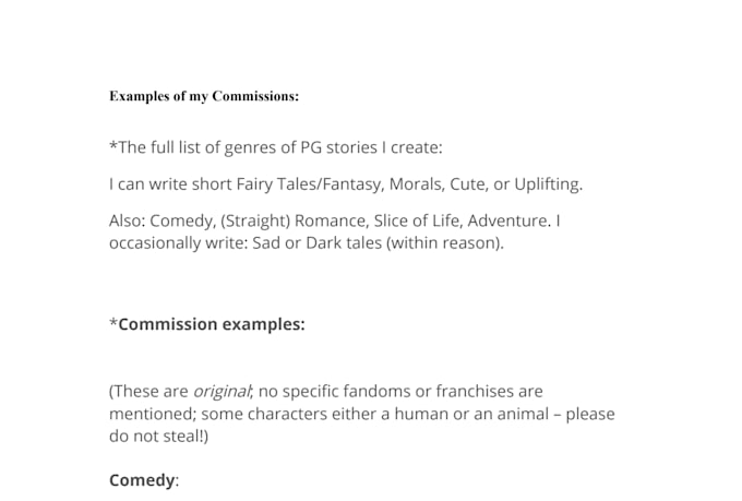 write fun short mlp, pkmn, undertale, sonic next gen stories